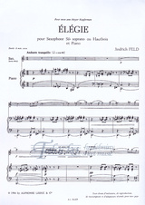 Elegie for Soprano Saxophone (or Oboe) and Piano